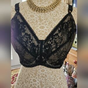 Wacoal Perfection Black Lace Bra 36G